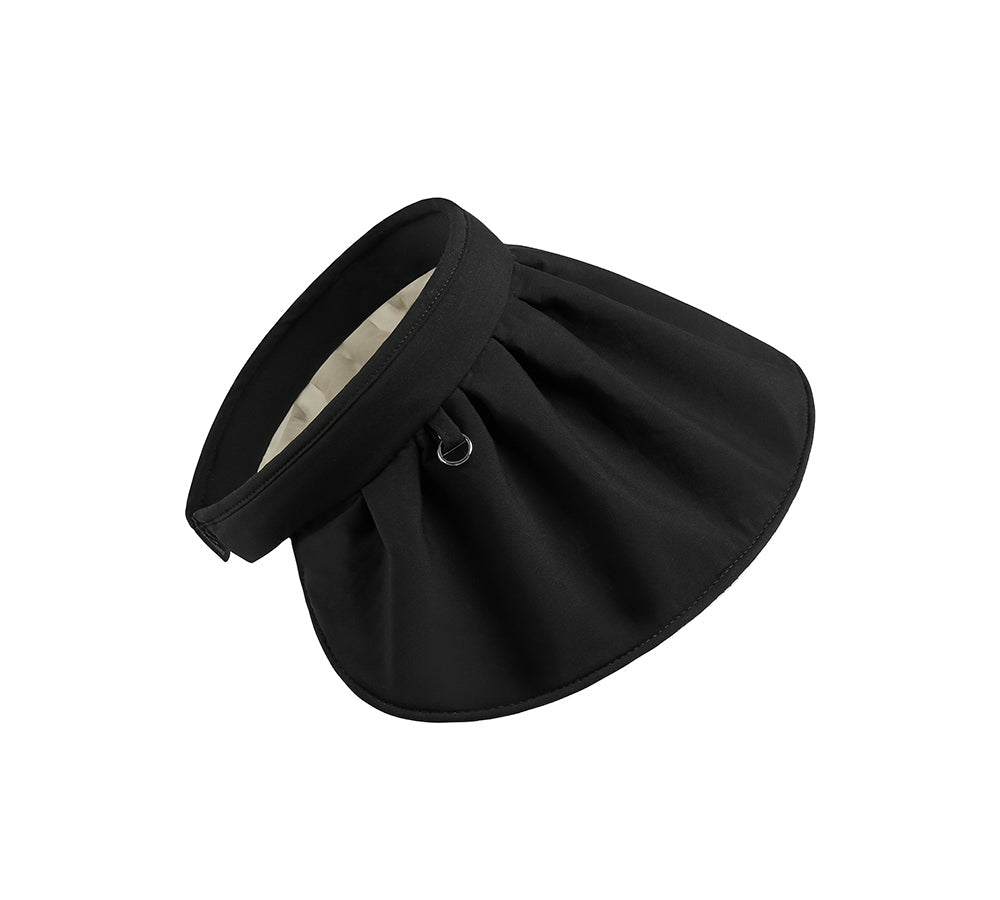 Hats - 2 In 1 Visor Reversible Wide Brim Headband Foldable Cap Lavinia