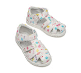 Kids Shoes - Kids Hoop And Loop Roma Candy Girls Sandals