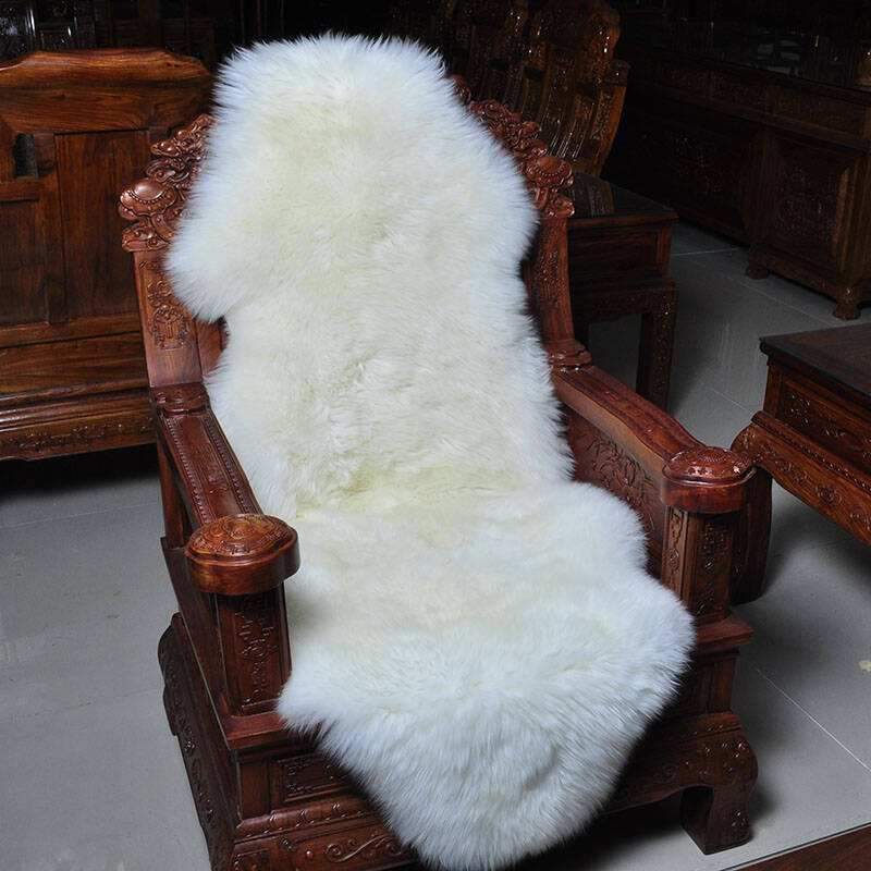 Premium Australian Lambskin Sheepskin Rug Soft Long , 90/105/125/190cm