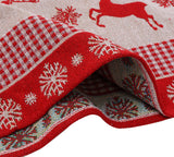 UGG Boots - Christmas Snow Flakes And Reindeer Table Runners