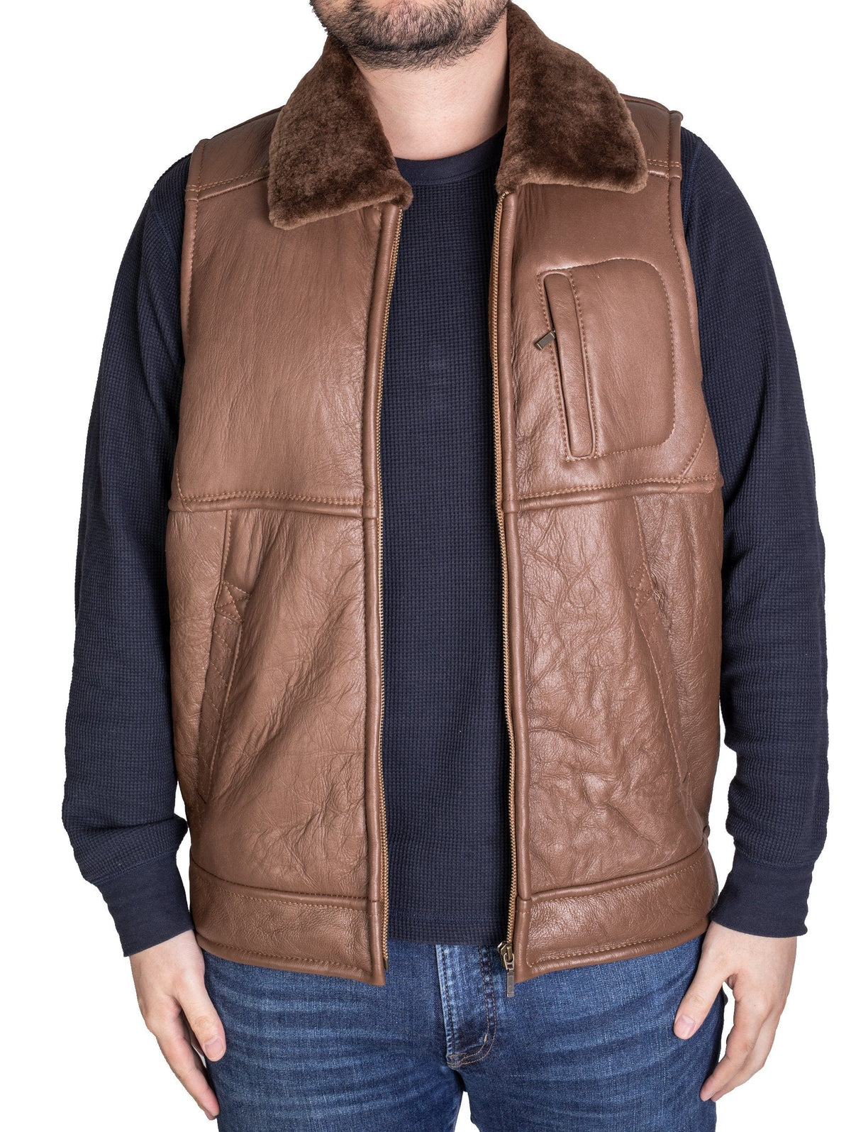 Men Nappa Vest #9988003 (2437373329466)