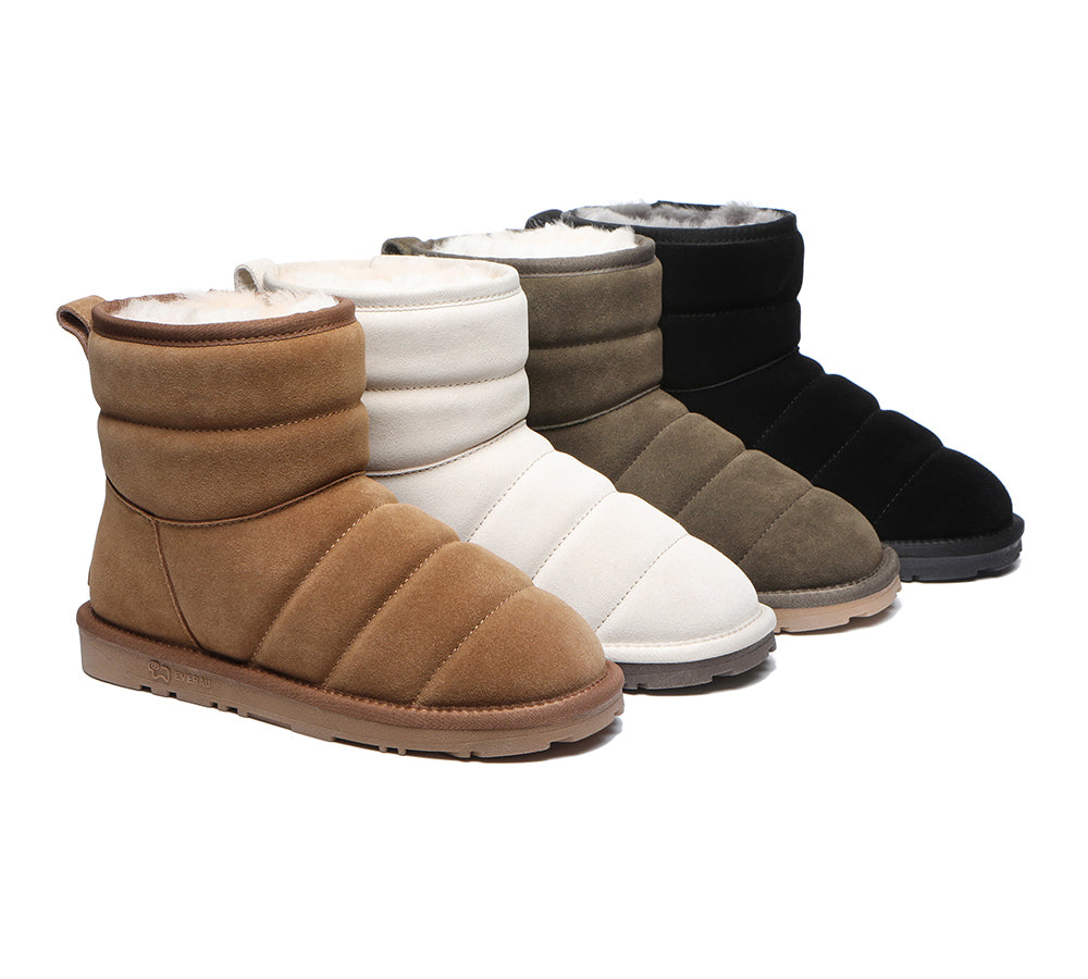 UGG Boots - Mini Sheepskin Boots Women Puffer