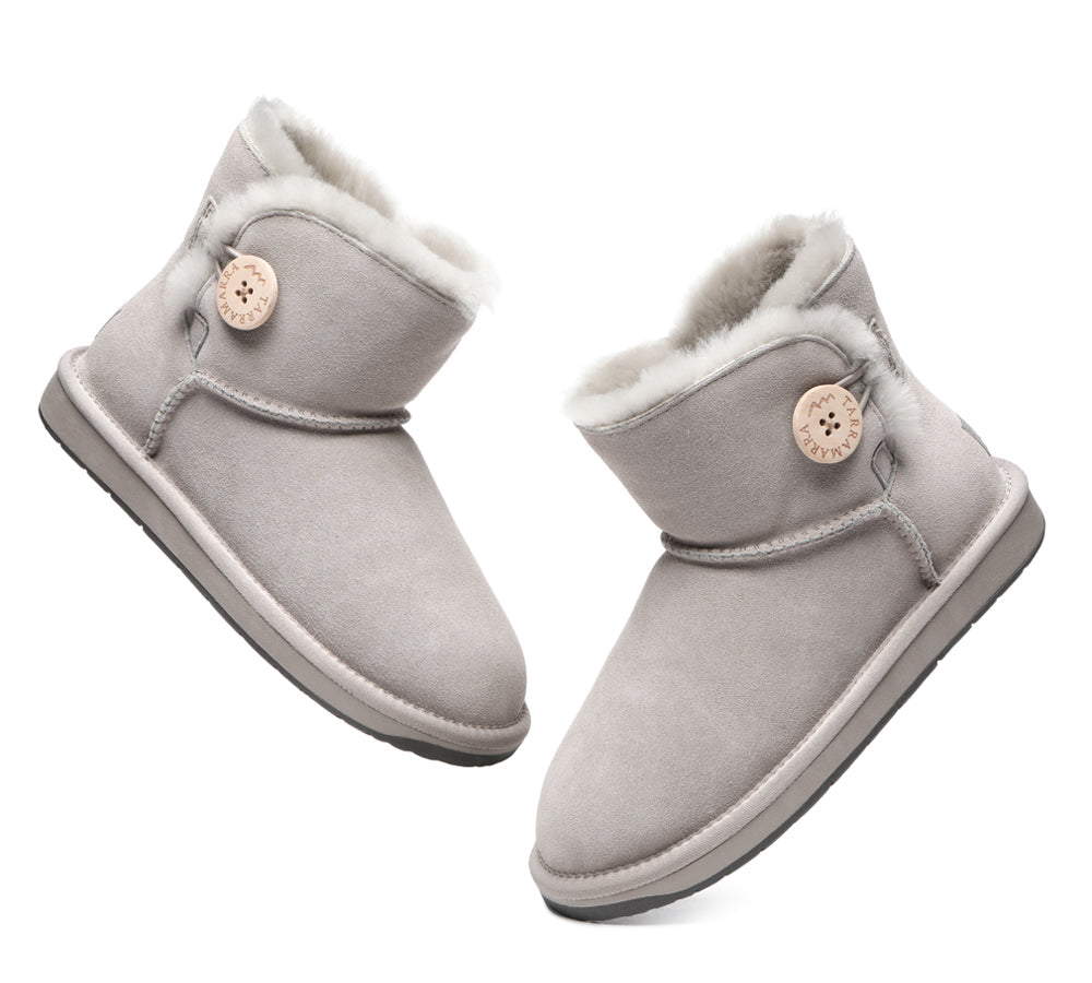 UGG Boots - Premium Australian Sheepskin Boots Unisex Mini Button Plus