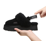 UGG Boots - Removable Strap Slingback UGG Slippers Women Muffin Platform