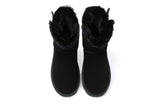 UGG Boots - Sheepskin Single Bow Boots Women Ember