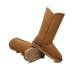 UGG Boots - Tall Triple Button Sheepskin Boots Aspen