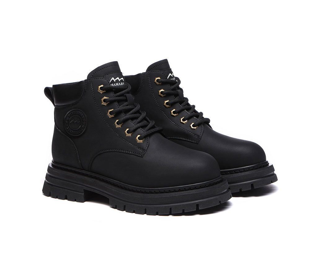 UGG Boots - UGG Lace-up Leather Boots Aubrey
